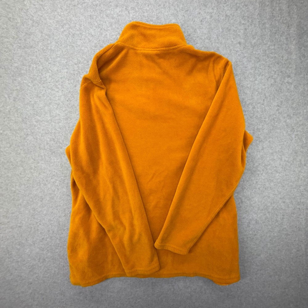 Wrangler Mens XL Mustard Yellow Fleece Quarter Snap‎ Pullover Sweater LWK885M - Picture 6 of 7
